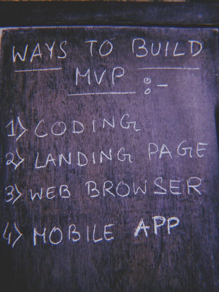 ways to build MVP startup ideas