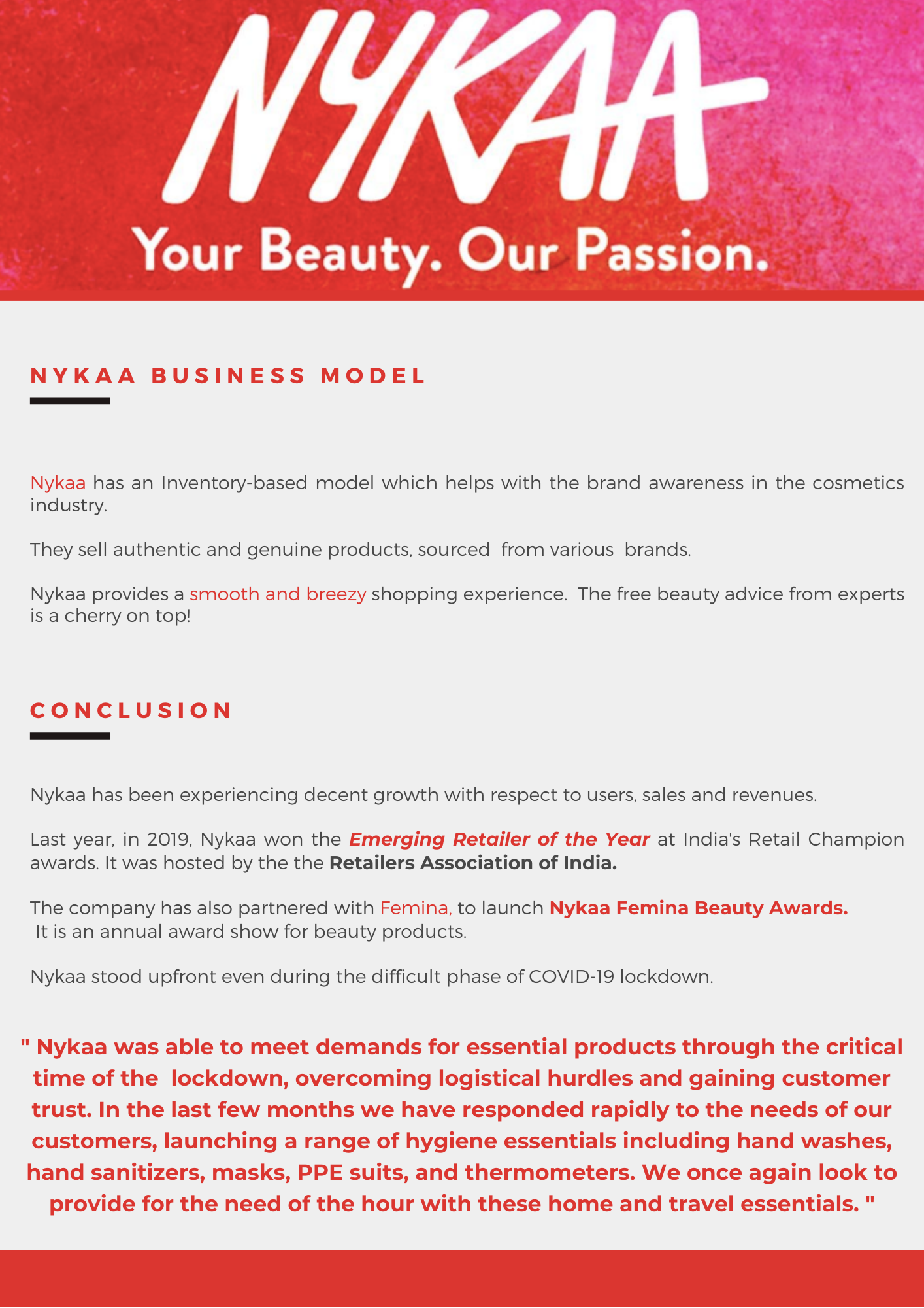 case study of nykaa company