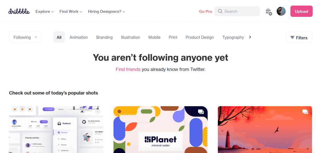 Free Design resources inspiration dribbble 