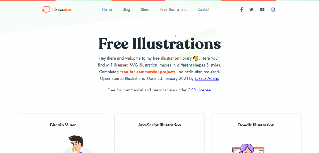 Free resources of vector images and illustrations by lukasz adam