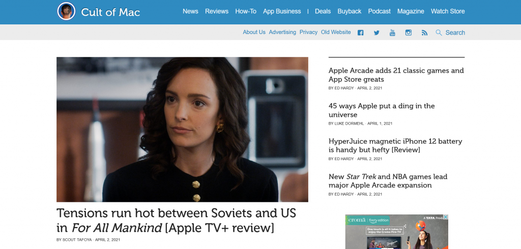 Apple-news website Cult of Mac