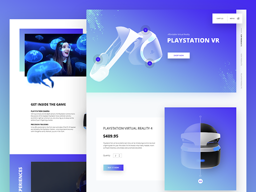 PlayStation virtual reality design