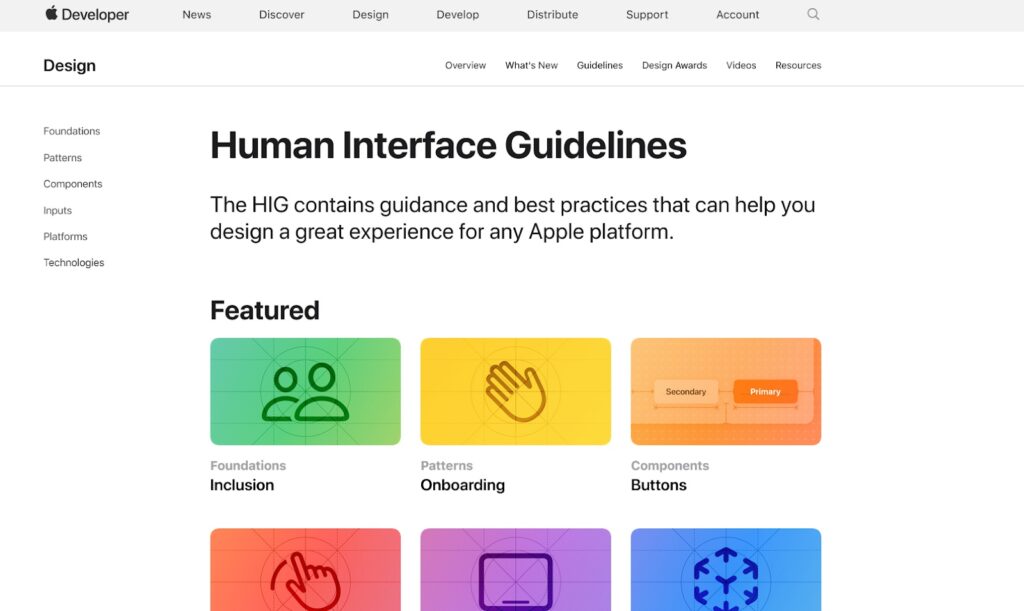 human Interface Guidelines