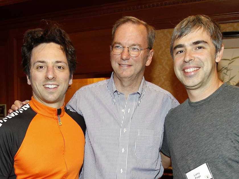 Larry Page/Sergey Brin and Eric Smidt. 