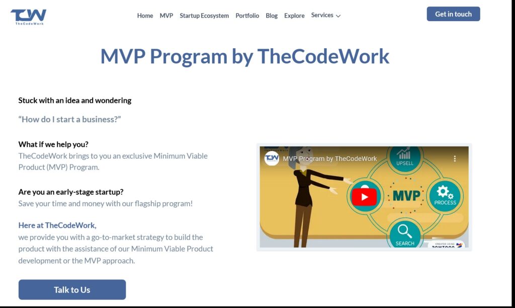 TheCodeWork’s MVP Development Program