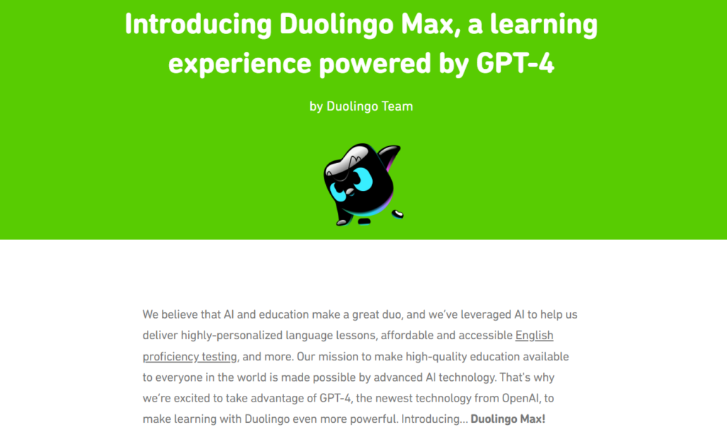 Duolingo's AI-Powered Language Learning: