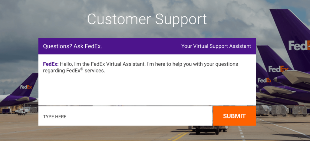 FedEx voice assistants