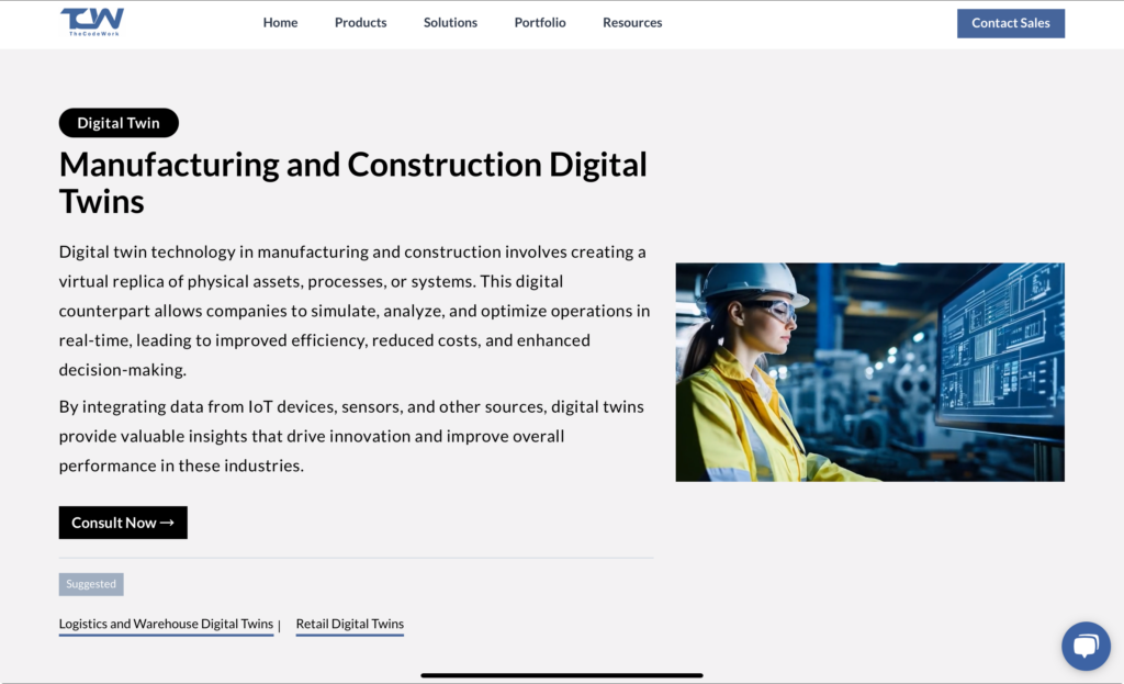How Enterprises Benefit from TheCodeWork®'s Digital Twin Solutions?