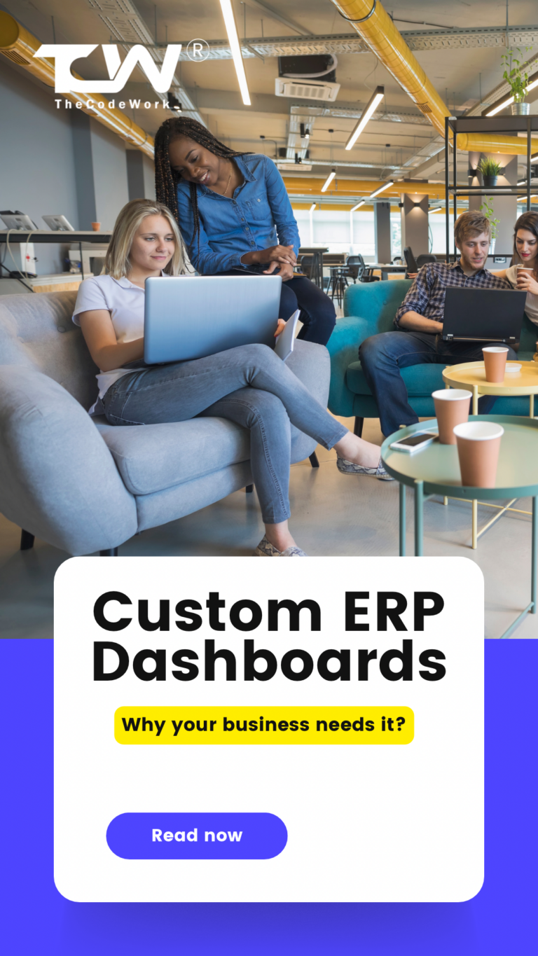 custom erp dasboard