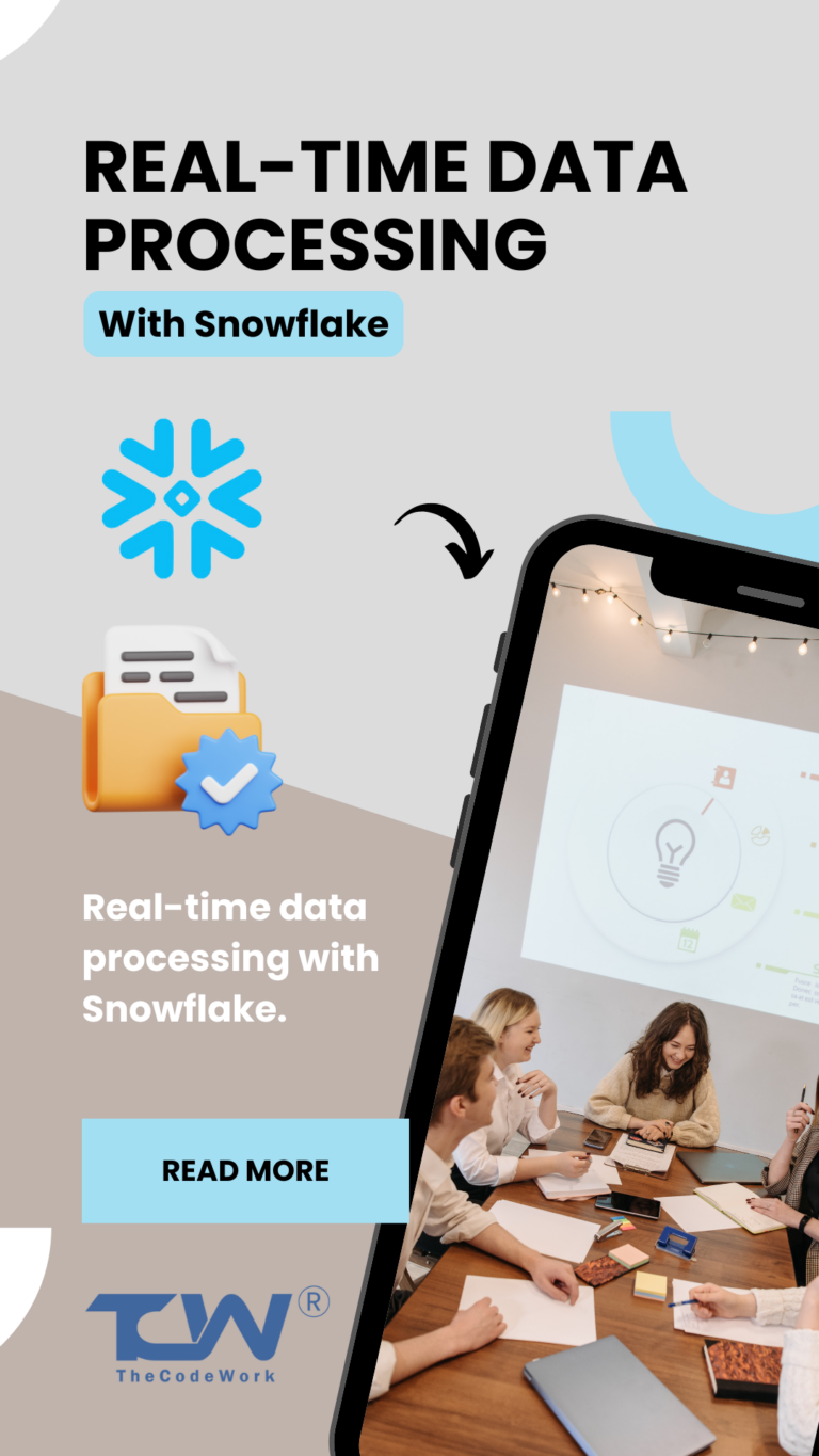 Real time data processing with Snowflake