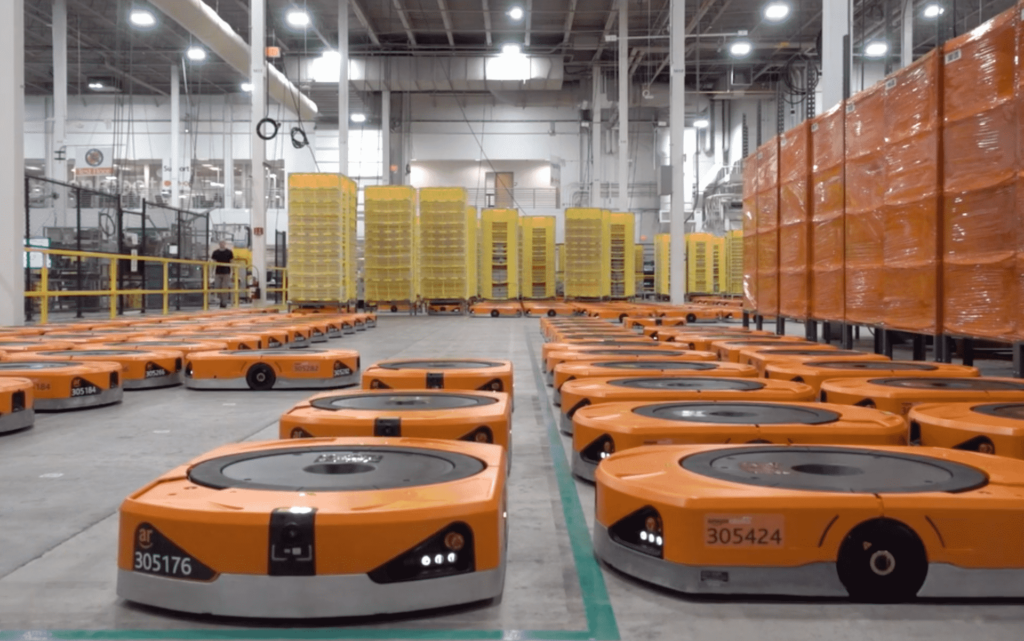 Warehouse Automation in amazon