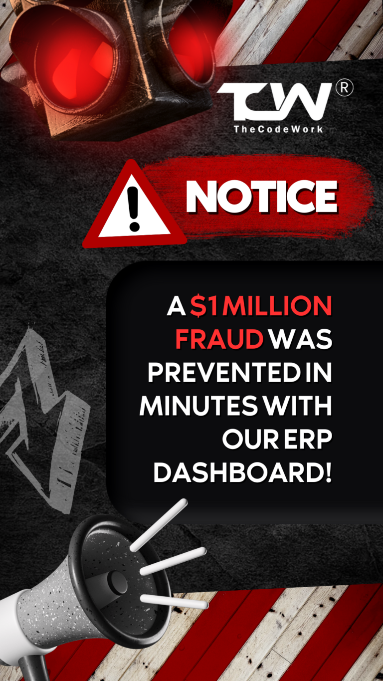 Fraud detection with ERP dashboard