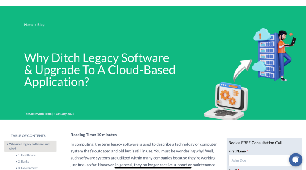 Modernizing Legacy Systems