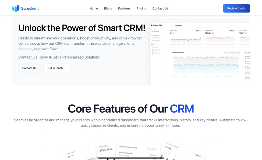 easy-to-use CRM