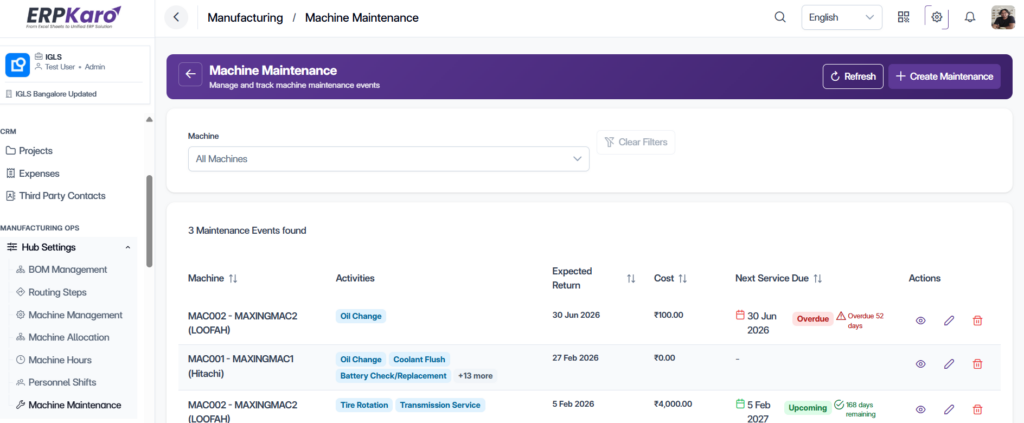Predictive Maintenance